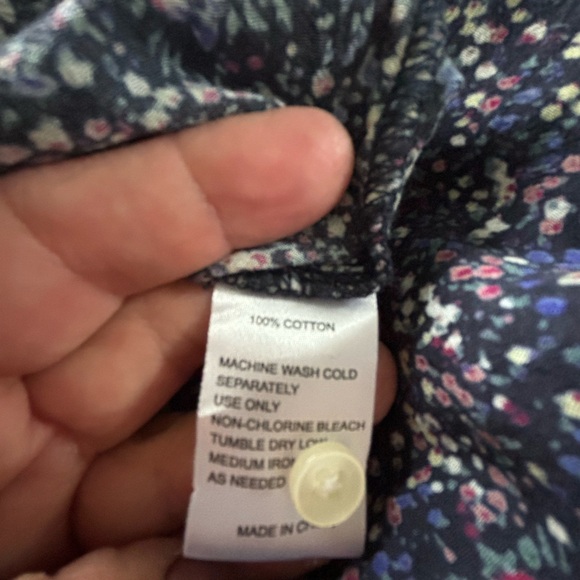 Trovata Birds of Paradis Ruffle Collar Top, medium - Picture 3 of 4